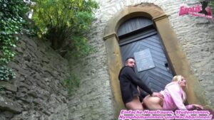 Sexfilm an der Sparrenburg mit Ficksahne Walk